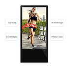 43 Inch Floor Standing LCD Advertising Display LED Touch Screen For Indoor Advertising
