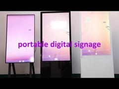 VETO 43-Zoll kommerzielle tragbare, faltbare, flexible Netzwerk-LCD-Digital-Signage