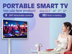 32 Zoll Android Smart Wireless DisplayBerührungsbildschirm mit Kamera 5H 9H Einstellbarer Stand