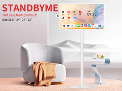 VETO 27 Zoll Android Touchscreen Portable TV 2K Smart Mobile Display mit 5 oder 9 Stunden Batterie