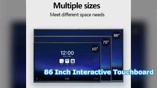 86 Zoll interaktives Whiteboard mit Android-Touchscreen