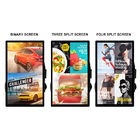 Vertical android wifi advertising player LCD signage walking billboard poster digital display backpack