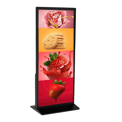 OEM-Floor Standing Digital Signage 75 Zoll Touchscreen Kiosk 4K-LCD-Display
