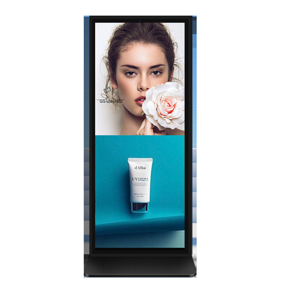 VETO 65 75 Zoll Custom Größe Vollbildschirm Digital Signage 4k Innenbereich LCD Werbe Kiosk Vertikal Totem