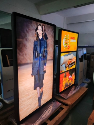 70 Zoll Splice Boden Stehendes Digitales Interaktives Kiosk Vollbild 4k mit 178° Blickwinkel