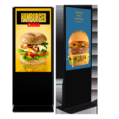 43 49 55 65 Zoll Standbildschirm LCD Werbebildschirm Digital Signage Kiosk