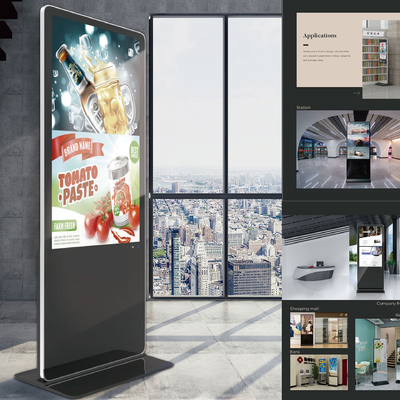 VETO 43 Zoll Standing Digital Signage Werbe-Display Kiosk mit 7*24 Auto-Media-Player