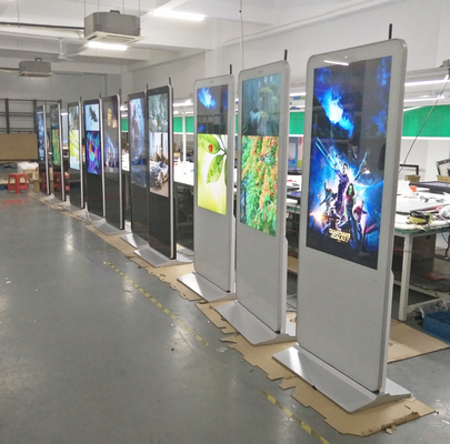 VETO Vertikale Werbe-Maschine 55 Zoll Indoor LCD-Display Interaktive Bildschirme für Einzelhandelsgeschäfte