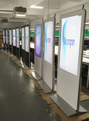 VETO 43 49 55 Zoll Vertikaler Touch-Kiosk Totem Android PC LCD Digital Signage Display Werbebildschirme