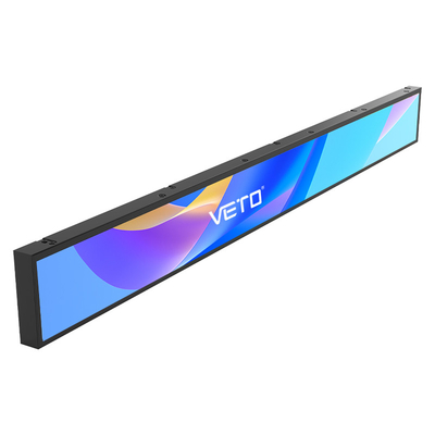VETO 16,4-58 Zoll Ultra-Weitregal Rand Werbung LCD-Display Innenraum Hohe Helligkeit Streckenscheibe LCD-Bildschirm
