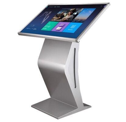 Qualität 4K-Auflösung Interaktiver Kiosk mit 10-Punkte-IR-Touch und 60000 Stunden Lebensdauer Digital Signage usine