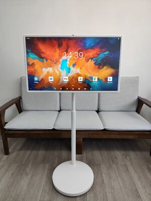 Qualität VETO 21,5/24/32 Zoll interaktiver Touch Wireless tragbarer TV beweglicher Bildschirm Android Display eingebaut 5 Indoor Ausstellungshalle usine