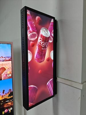 Qualität 21.5-Zoll-Wandmontiertes LCD-Display mit eingebauter CMS für Werbe-Media-Player Fabrik