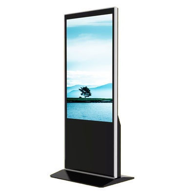 VETO 43 49 55 Zoll Android Bodenstehender Digitalkiosk 4K Auflösung Innenraum LCD Werbevideoplayer Touchscreen