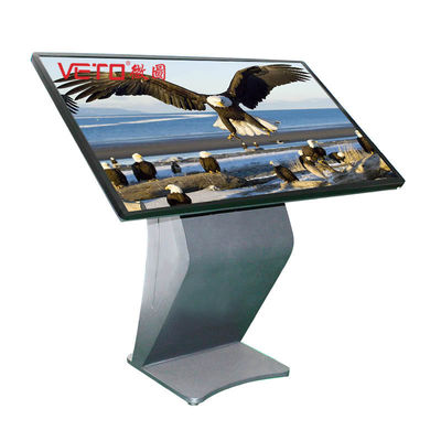 Indoor 49 Inch Touch Screen Information Kiosk , Touch Screen Computer Kiosk