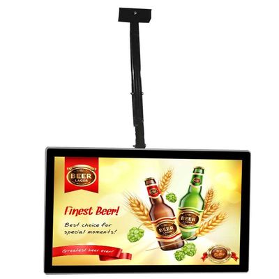 VETO Android Digitale Menübildschirme Doppelseitig hängende Wand montiert HD Werbe-LCD-Display 43 49 55 Zoll
