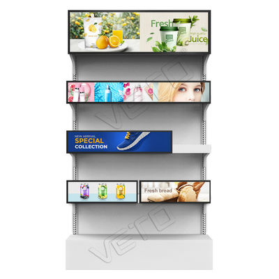 29.4'' Shelf Stretched LCD Bar Digital Sign Dedicated Advertisement Shows
