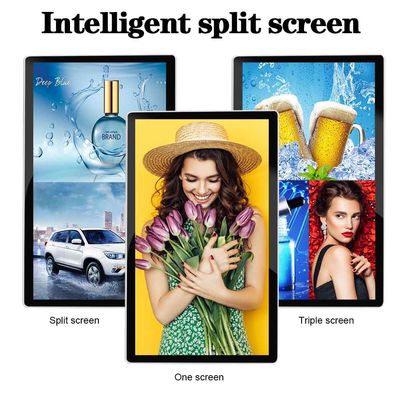 32 43 49 Inch Indoor Android Wall Mounted Touch Kiosk Lcd Advertising Digital Signage