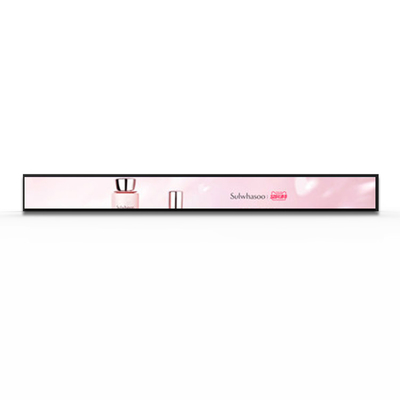 VETO Customisizd Größe 4K Strecked Shelf LCD Display Ultra Thin Bar LCD Panel für Einzelhandelsgeschäfte